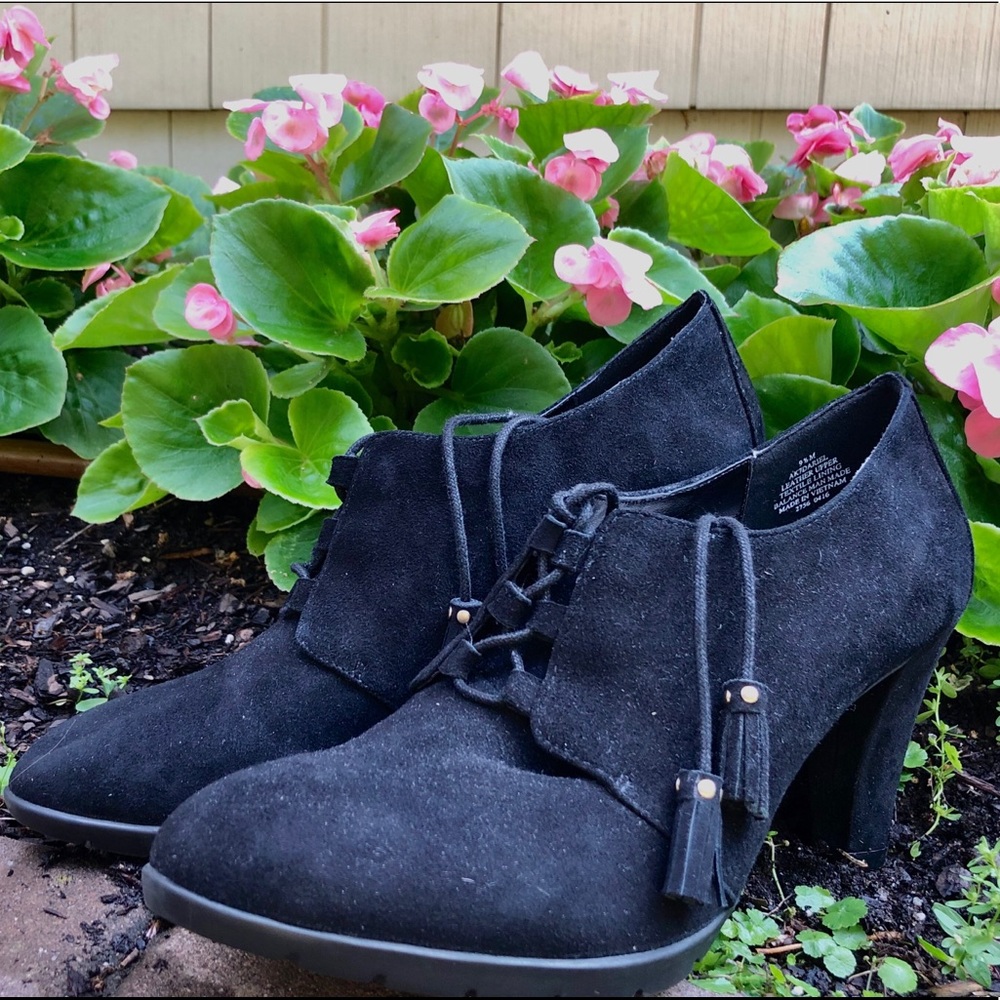 Anne Klein Lace up Ankle Bootie